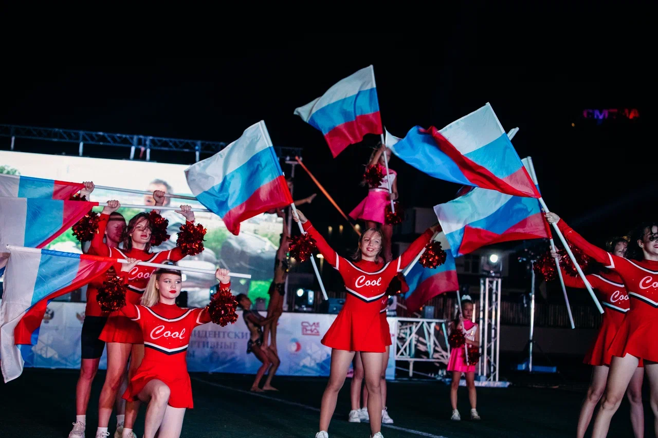 Торжественная церемония закрытия всероссийского этапа всероссийских спортивных игр школьников Президентские спортивные игры